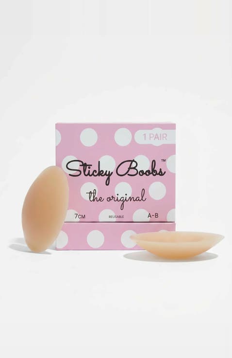 No-Show Reusable Adhesive Nipple Covers & Pasties