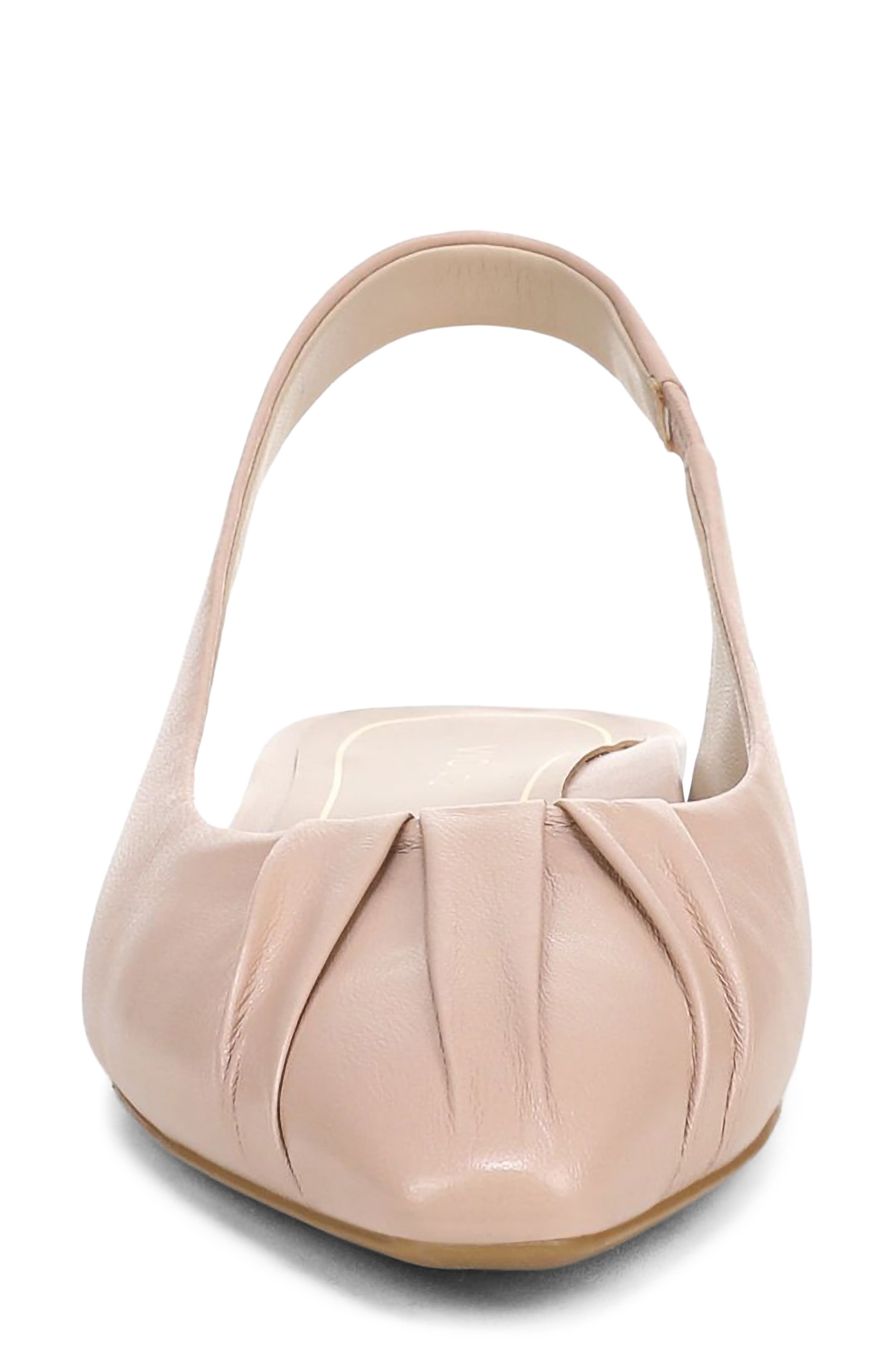 Gabriella Slingback Flat, Alternate, color, RUGBY TAN LEATHER