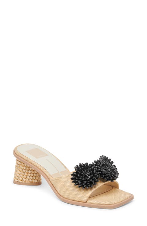 Benoit Raffia Slide Sandal (Women)