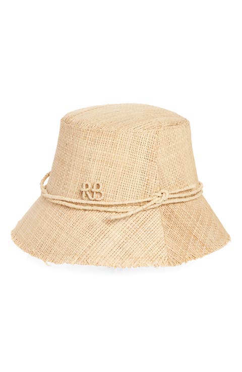 Straw Bucket Hat