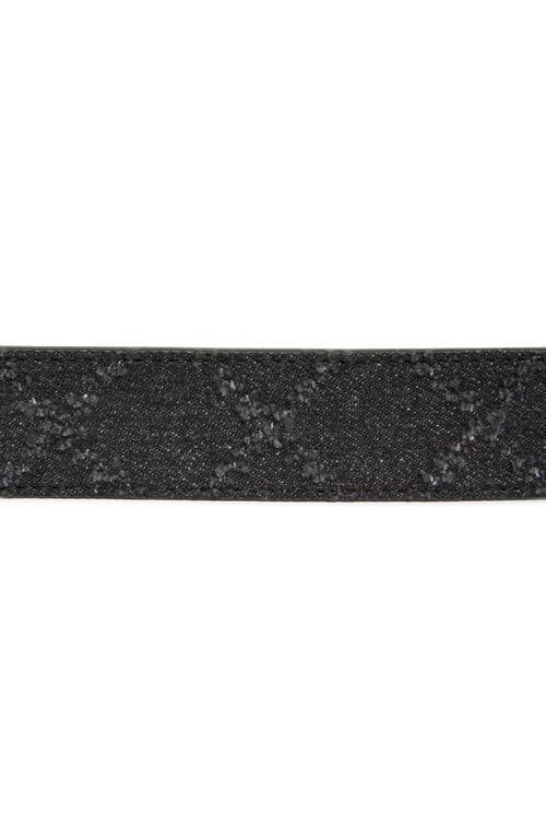 KURT GEIGER KURT GEIGER LONDON DENIM LOCK BELT