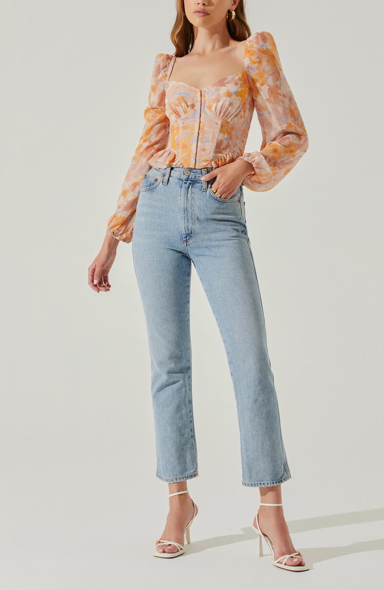 ASTR the Label Pridget Floral Long Sleeve Top, Alternate, color, 