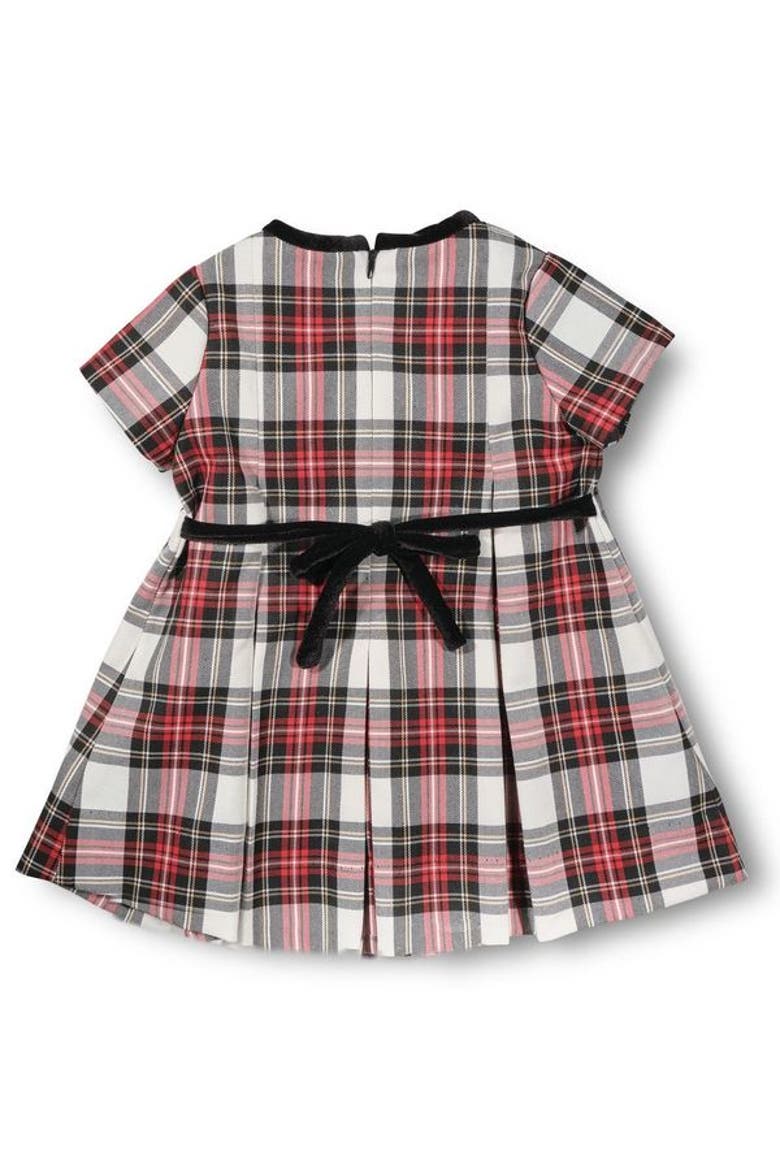 Tartan Plaid Dress With Bows, Alternate, color, Red and White Plaid