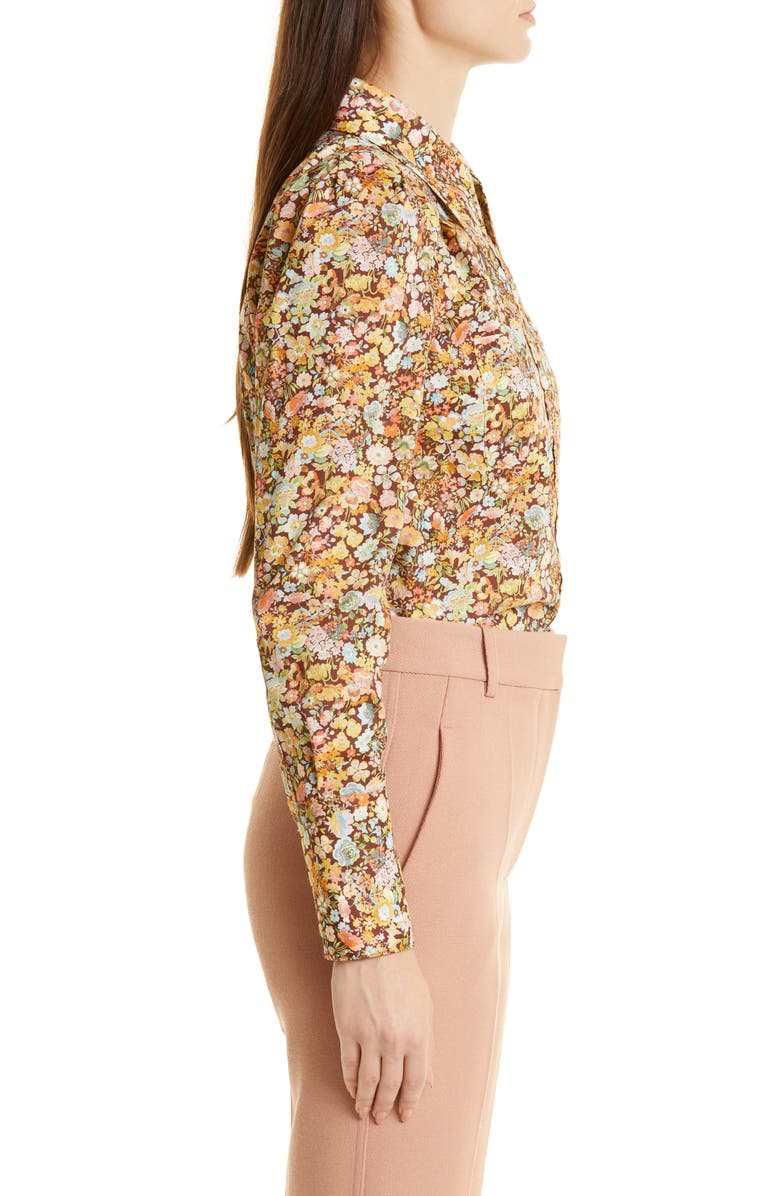 Smythe Patch Pocket Box Pleat Button-Up Shirt, Alternate, color, 