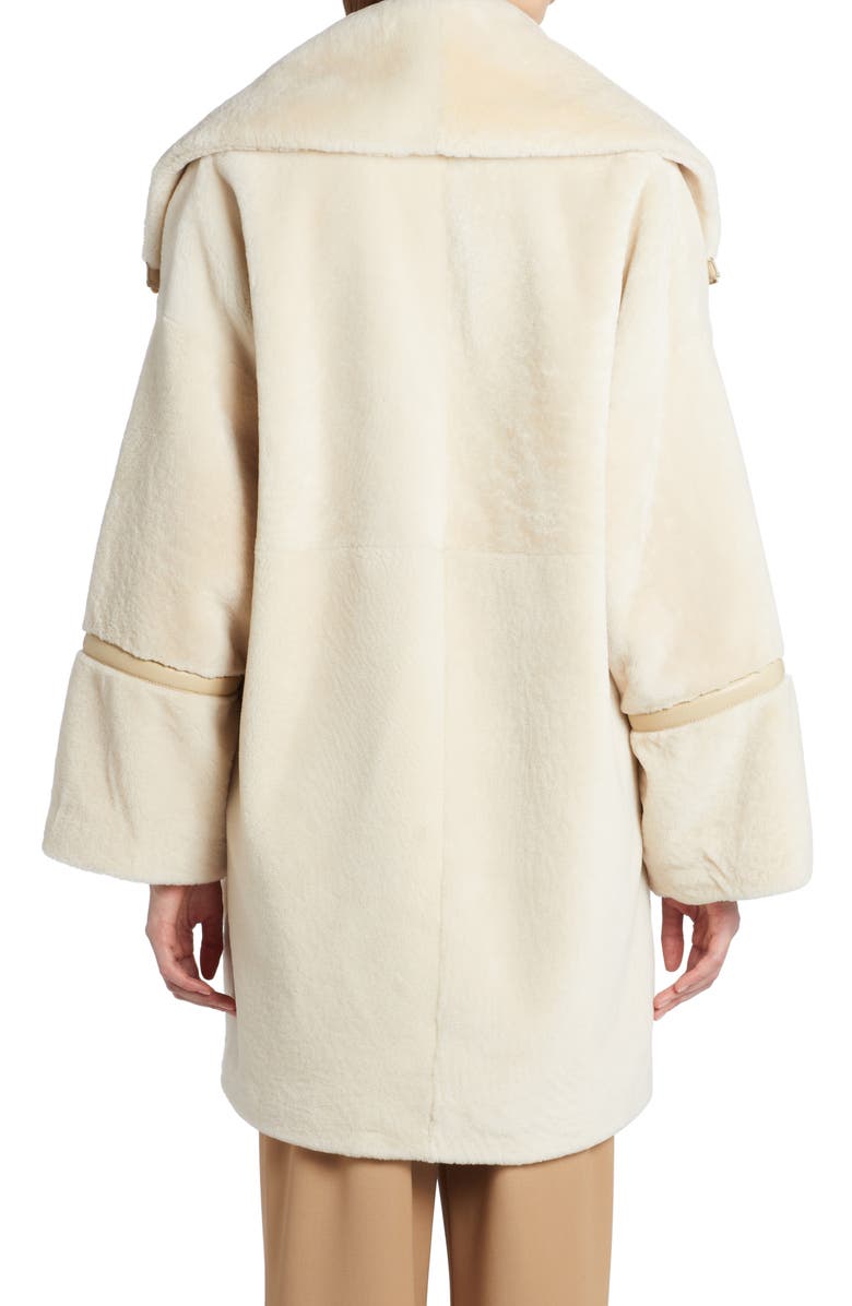 Agnona Genuine Shearling Coat, Alternate, color, 