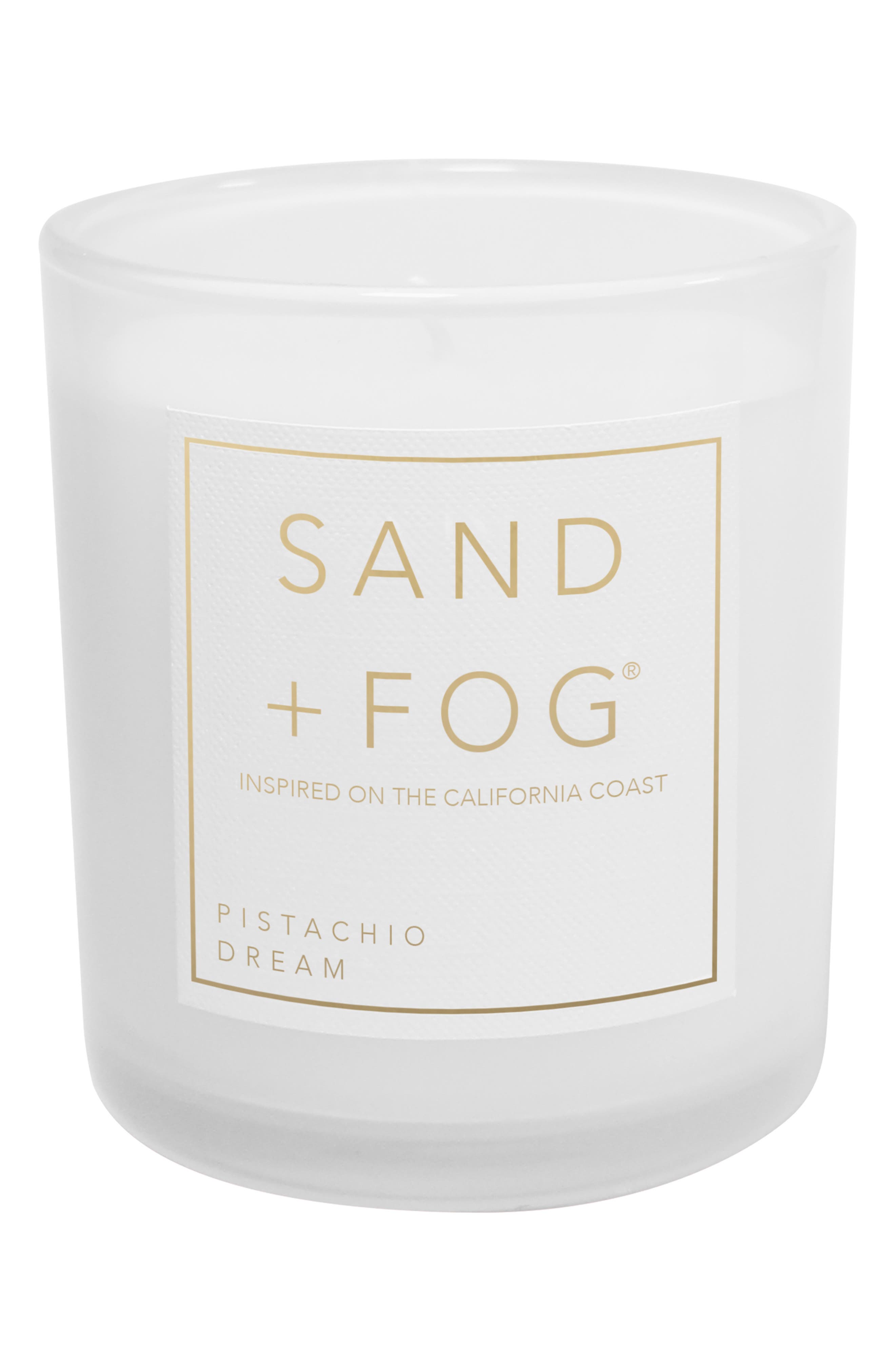 SAND AND FOG Pistachio Dream Scented Glass Jar Candle