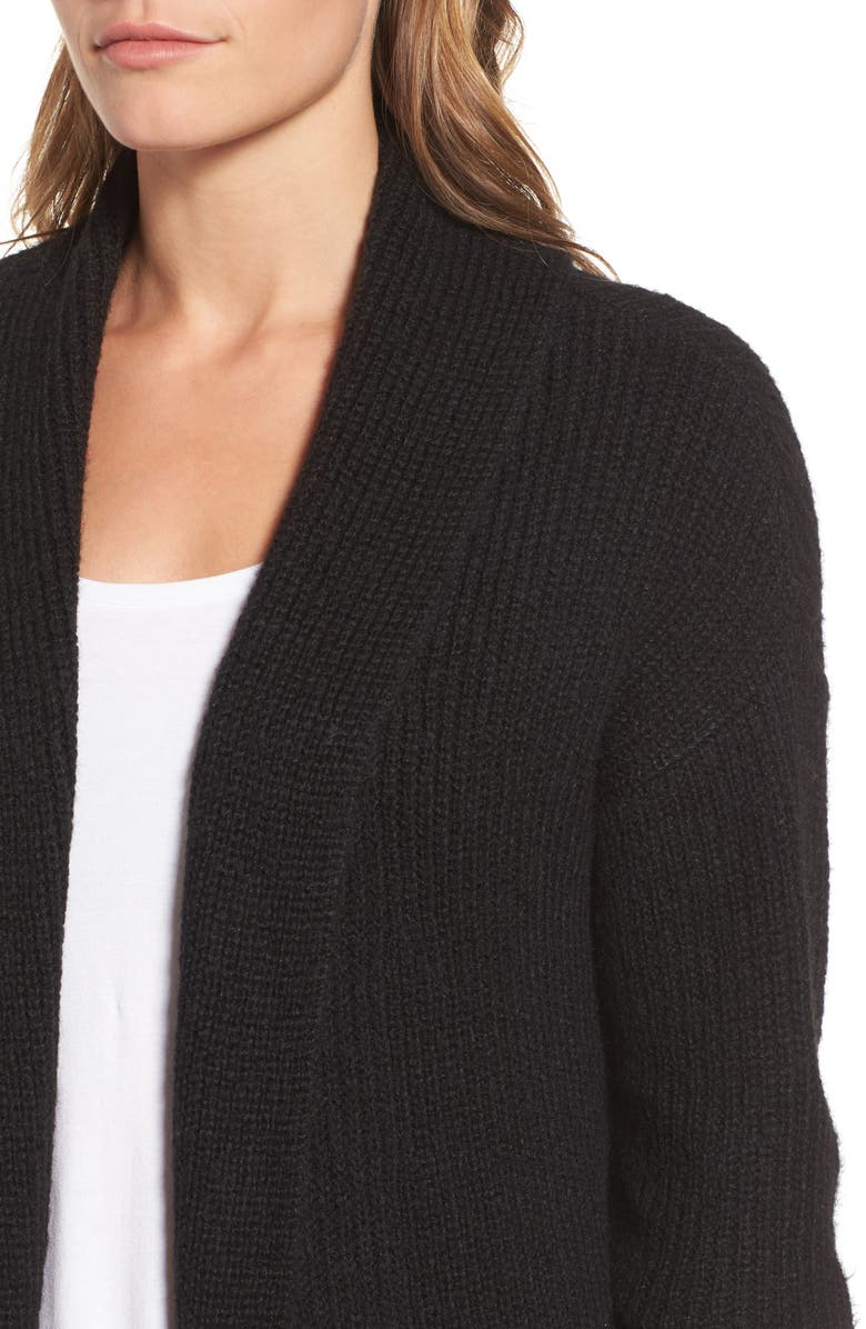 Halogen<sup>®</sup> Textured Open Front Cardigan, Alternate, color, 