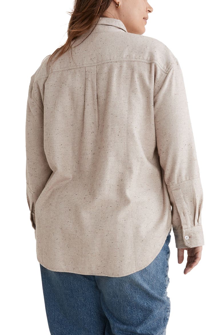 Donegal Flannel Kentwood Oversize Shirt Jacket, Alternate, color, DONNEGAL AS PER HEADER