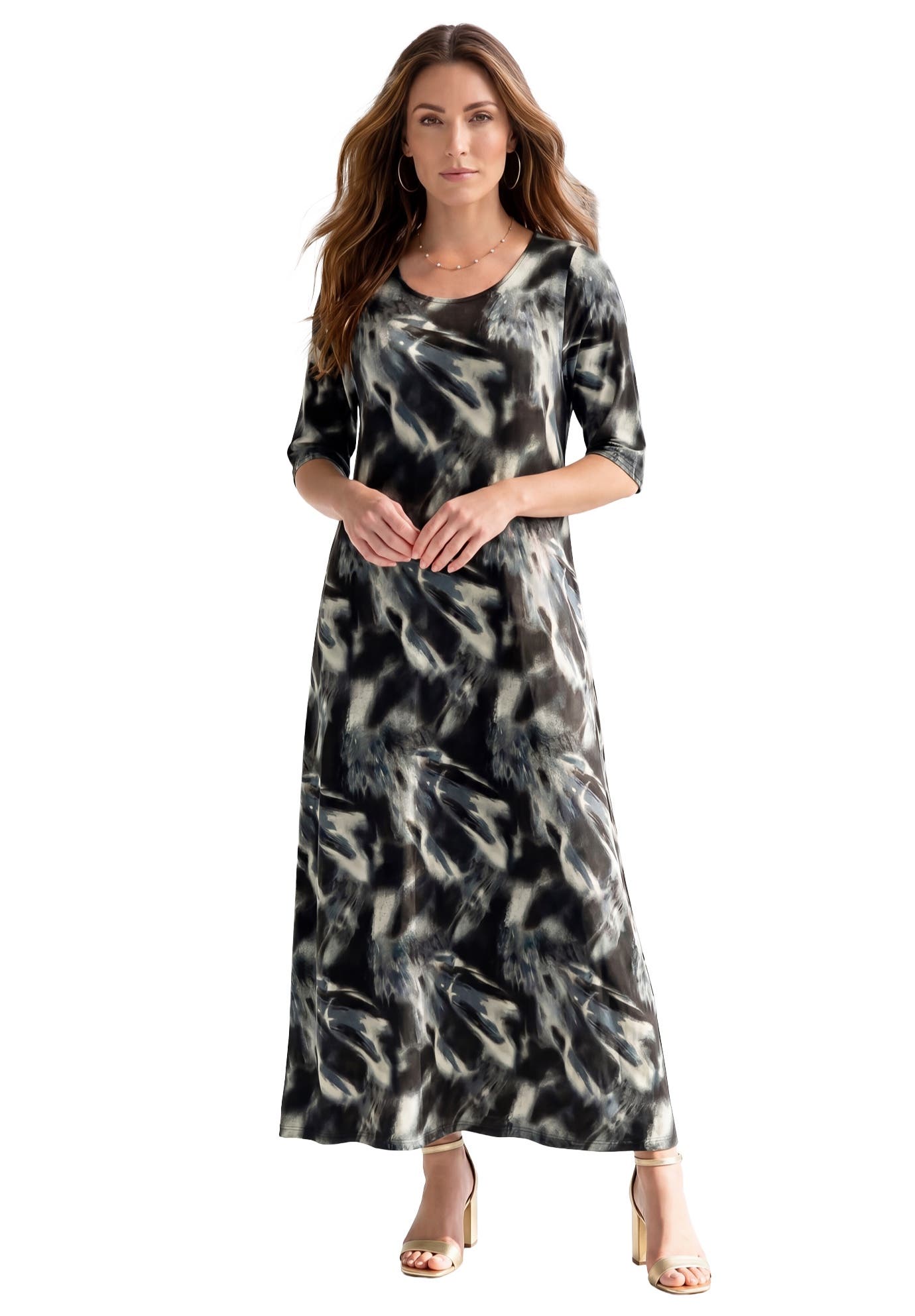BLACK SMOKY TIE DYE