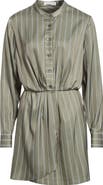 Ramy Brook Theodora Stripe Long Sleeve Dress