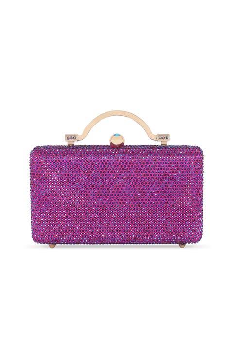 Jude Crystal Minaudiere with Outer Pocket