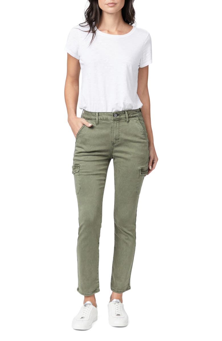 Jolie High Waist Ankle Slim Utility Pants