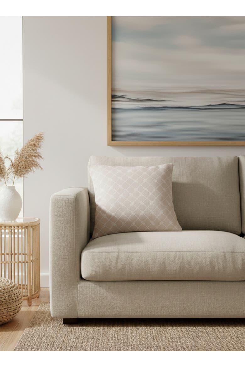 Captains Knots Linen Pillow Cover Only, Alternate, color, Natural Beige