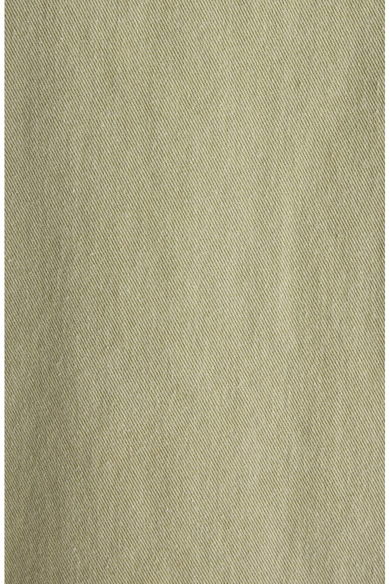Umberta Patch Cotton Twill Button-Up Shirt, Alternate, color, KHAKI