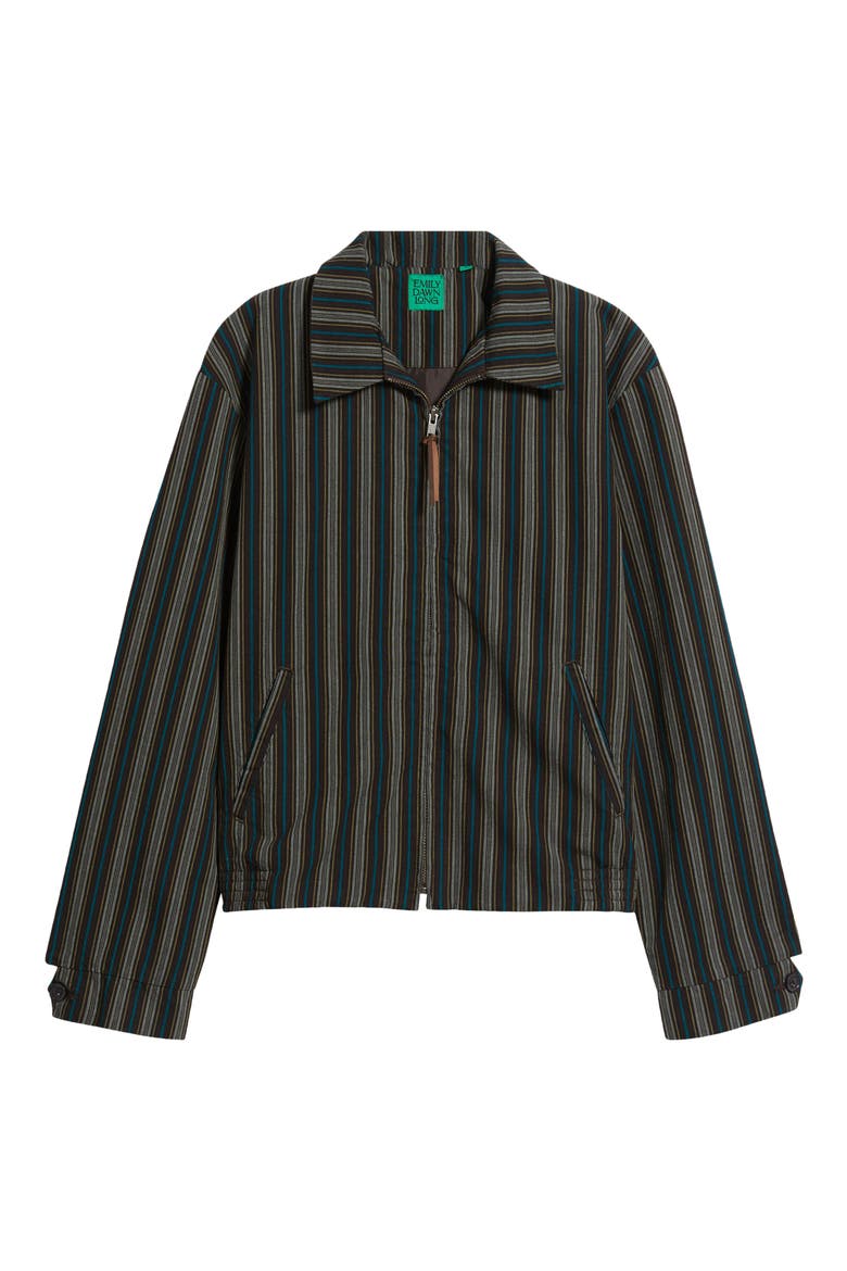 Vandyke Jacquard Jacket, Alternate, color, STRIPE JACQUARD