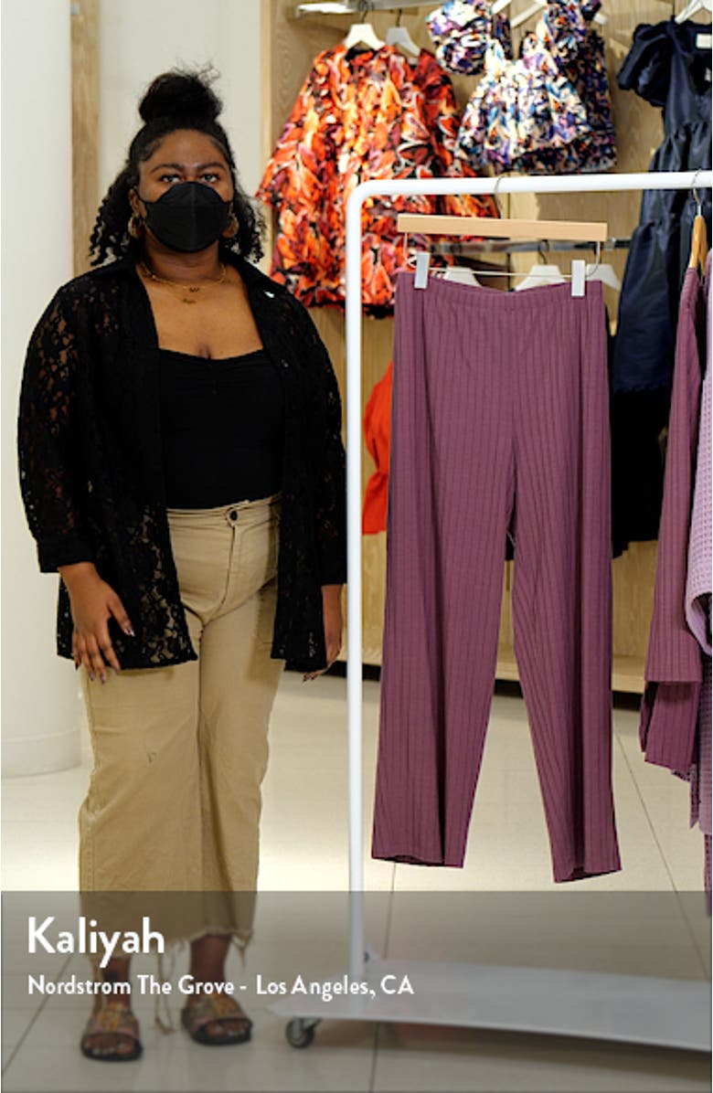 Ribbed Ankle Pant, sales video thumbnail