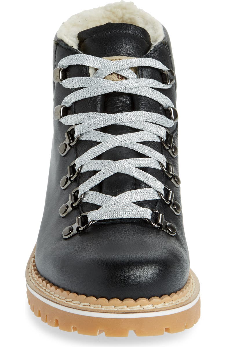 La Montelliana Meribel Genuine Shearling Lined Hiking Boot, Alternate, color,