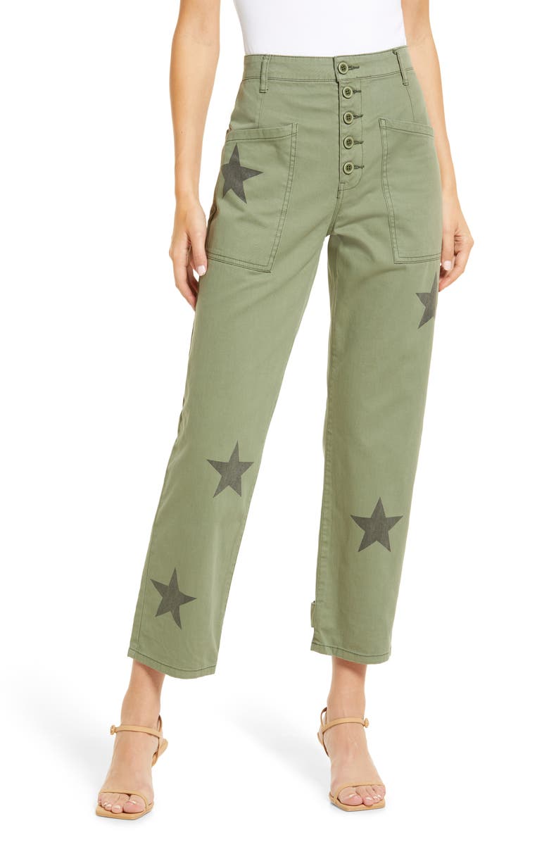Pistola Tammy High Waist Straight Leg Pants, Main, color, 