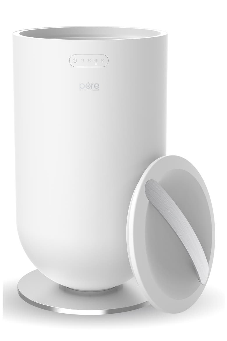X-Large Towel & Linen Warmer, Main, color, WHITE SILVER