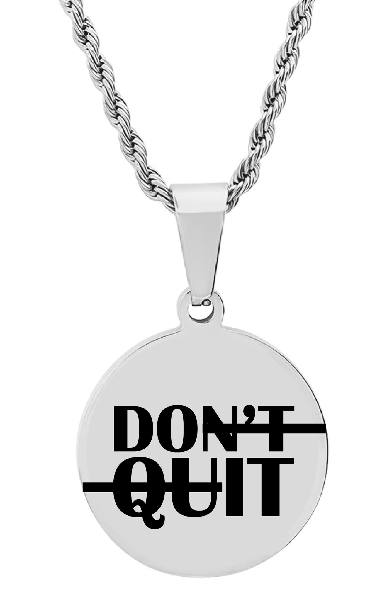HMY JEWELRY Stainless Steel Pendant Necklace