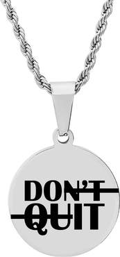 HMY JEWELRY Stainless Steel Pendant Necklace