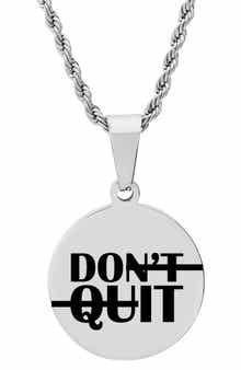 HMY JEWELRY Stainless Steel Pendant Necklace