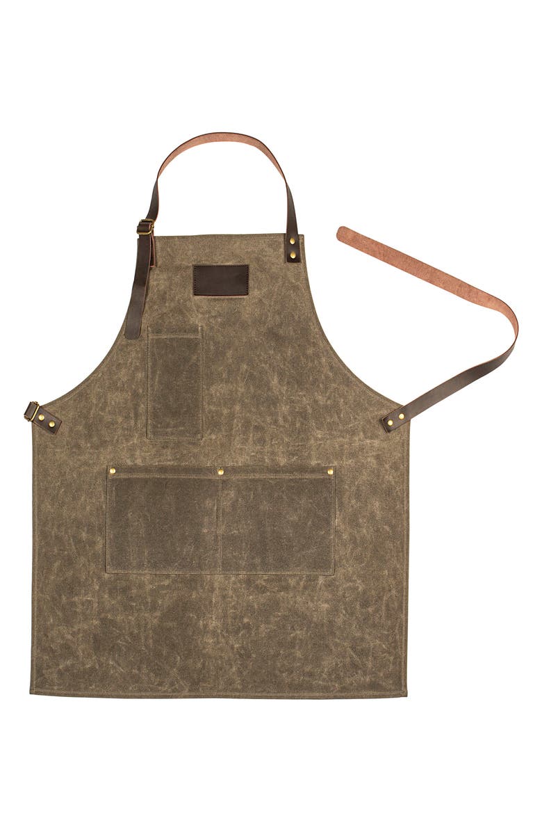 Cathy's Concepts Monogram Apron, Main, color, 