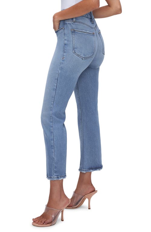 Good American Good Legs Crop Flare Jeans In Indigo In Blue