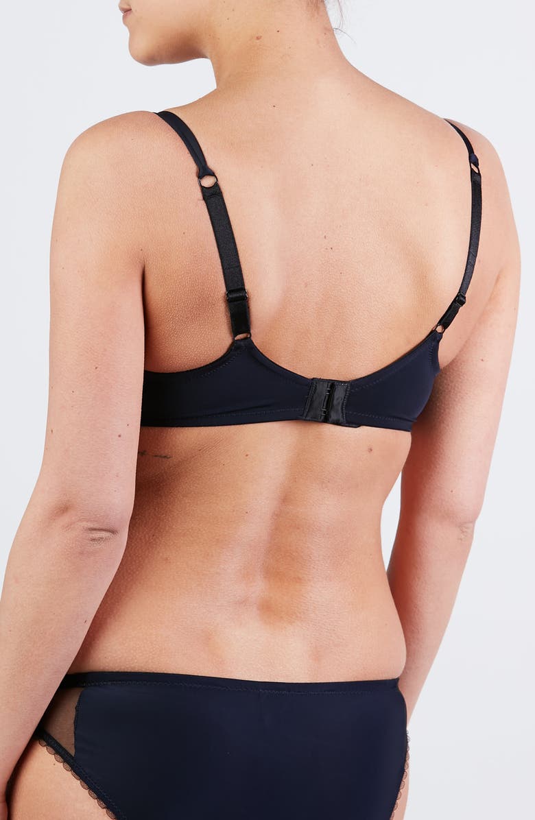 Cache Coeur Louise Maternity and nursing push-up bra, Alternate, color, Navy