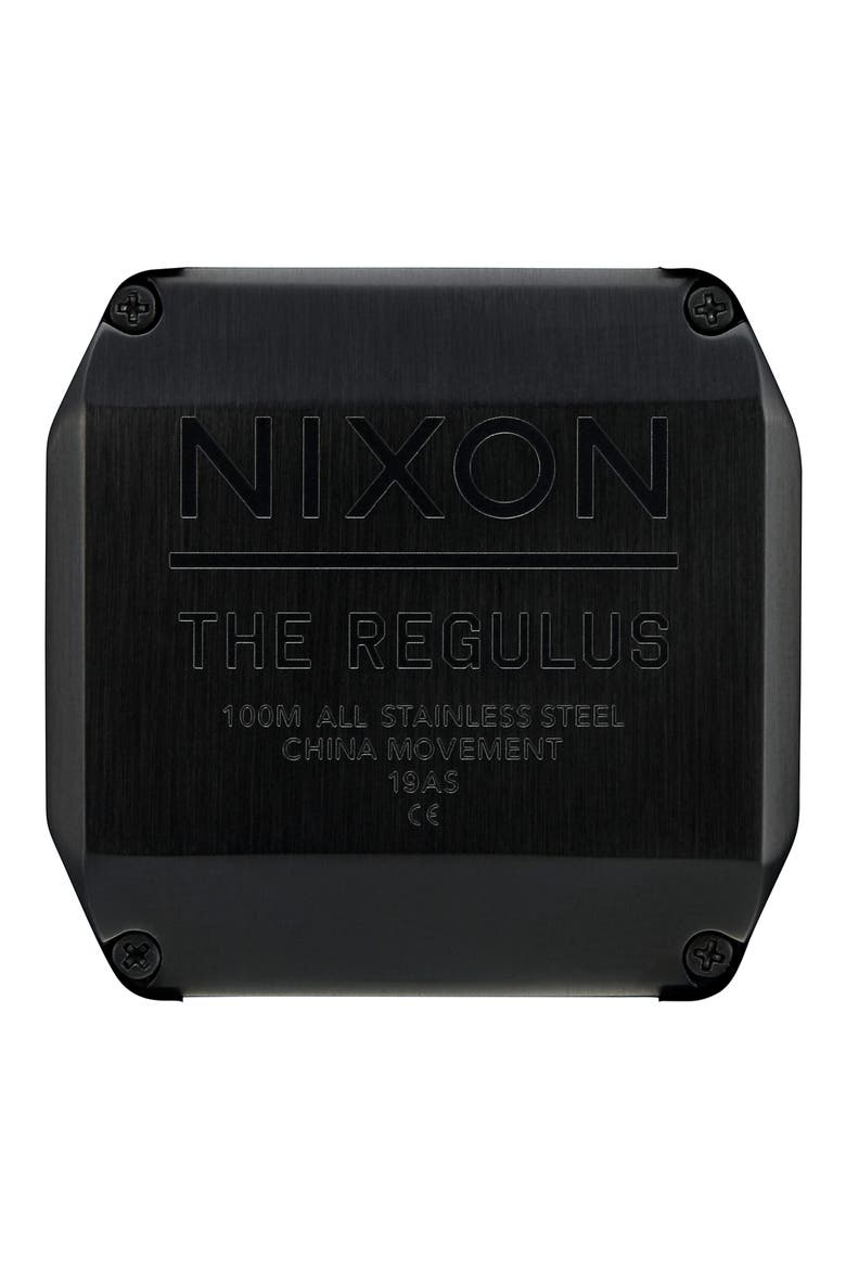 Regulus Digital Bracelet Watch, 46mm, Alternate, color, BLACK