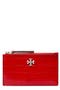 Kira Croc Texture Leather Zip Card Case