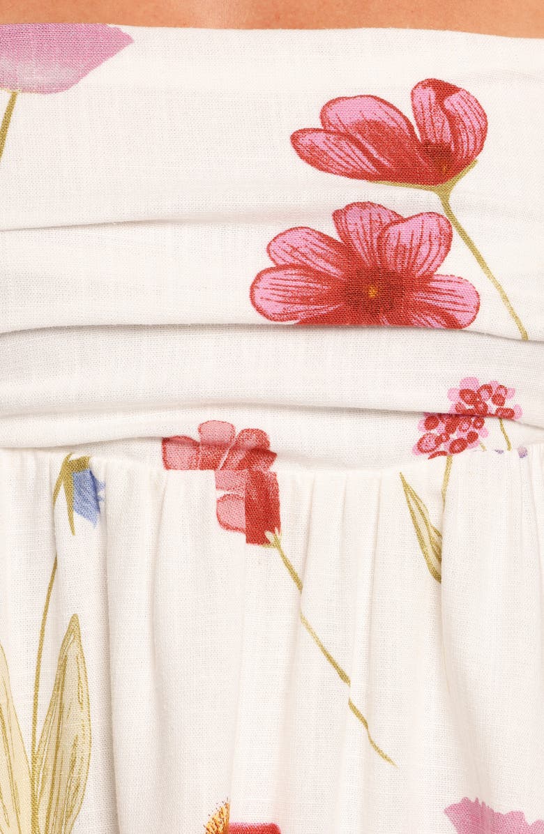 Petal & Pup Jesse Floral Print Minidress, Alternate, color, Ditsy Floral