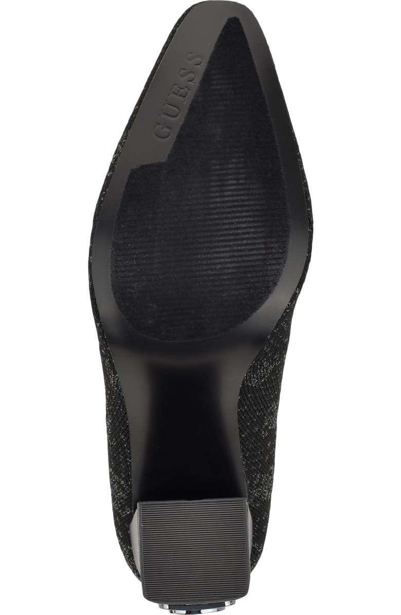 GUESS Yonel Monogram Sock Bootie, Alternate, color,