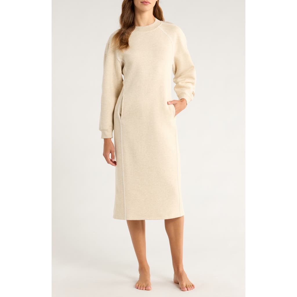 Ugg(r) Classic Long Sleeve Nightgown In Sand