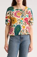 Vince Camuto Bubble Sleeve Top