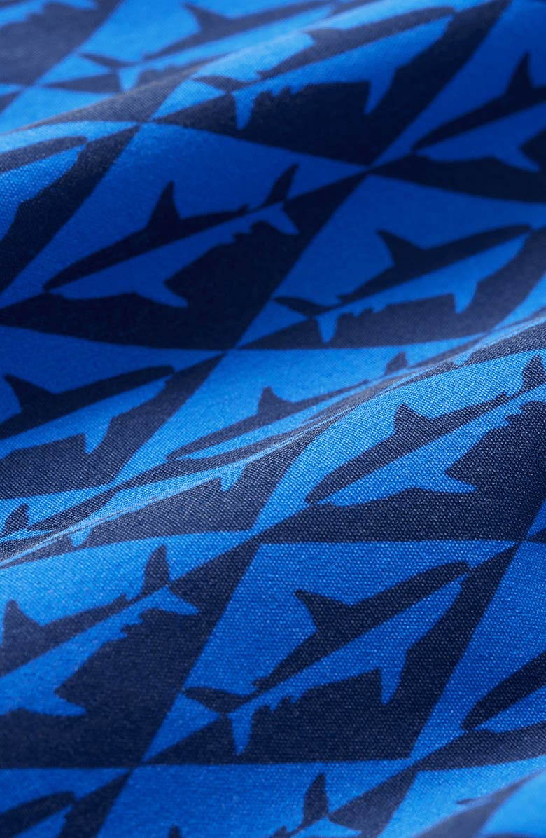 Fair Harbor Anchor Water Repellent Swim Trunks, Alternate, color, Diamond Sharks