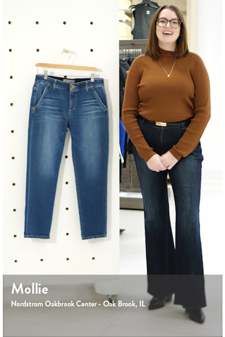 Ab-Solution Straight Leg Jeans (Nordstrom Exclusive) video