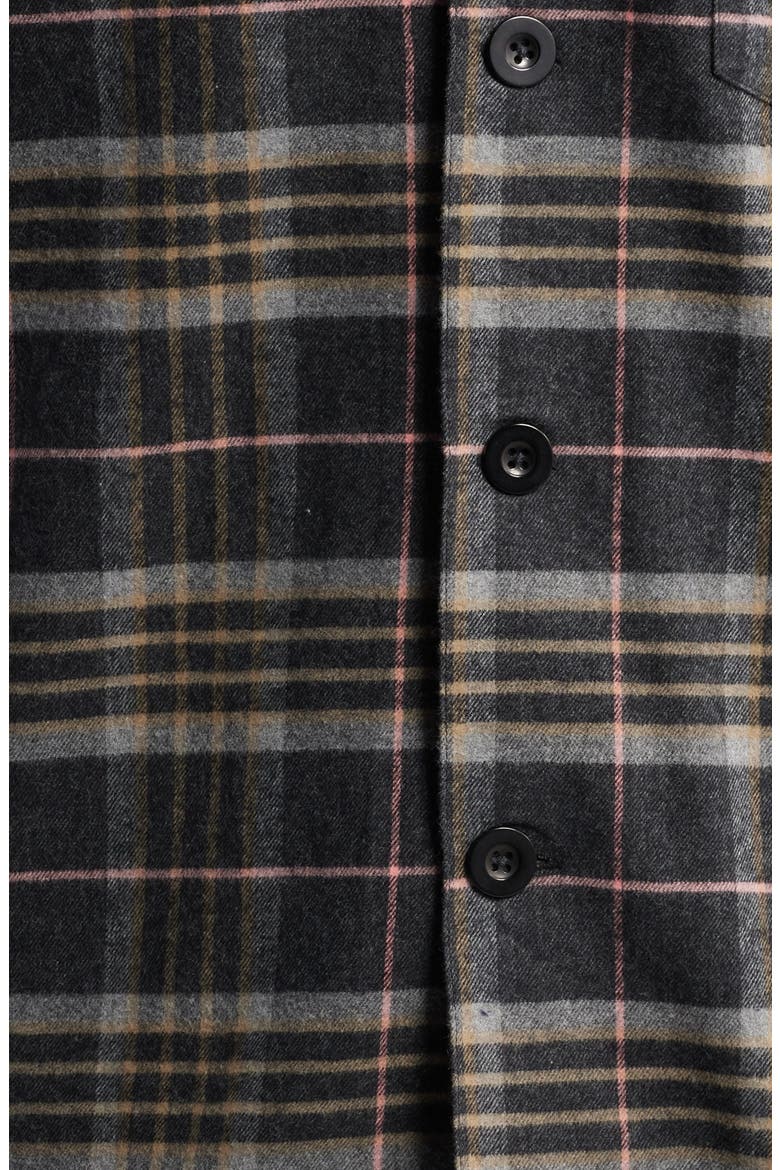 Country Cotton Flannel Pajamas, Alternate, color, CHARCOAL
