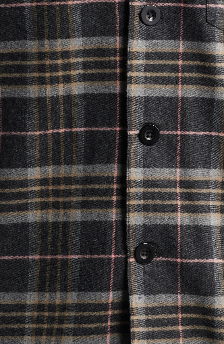 Majestic International Country Cotton Flannel Pajamas, Alternate, color, Charcoal