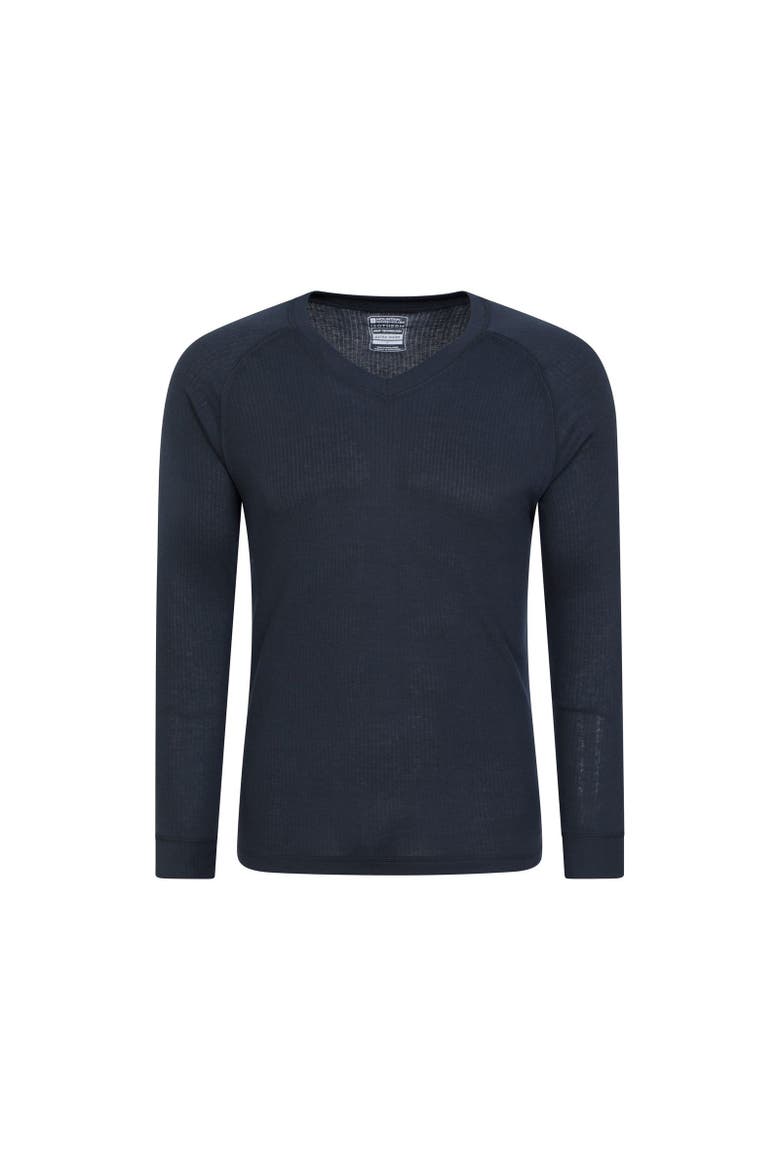 Talus V Neck Thermal Top, Main, color, Navy