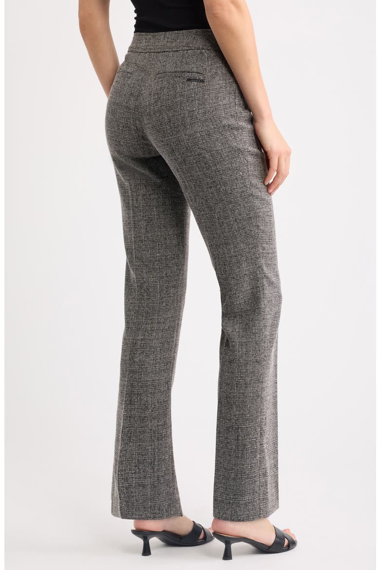 Mid Rise Bootcut Tweed Pants, Alternate, color, ANNE BLACK / WHITE DOVE