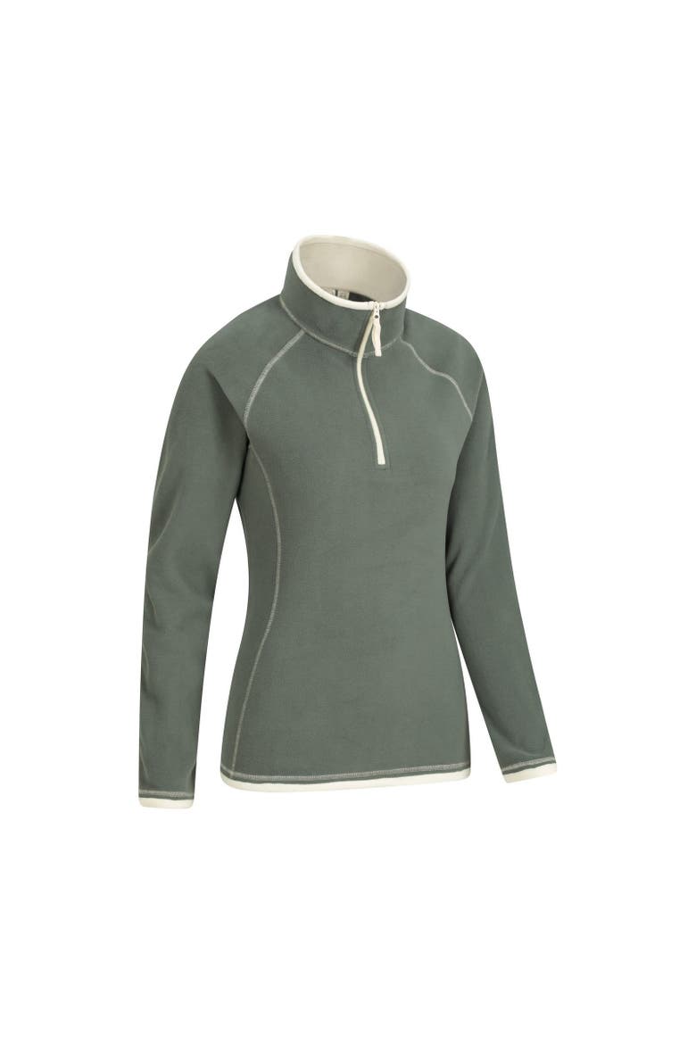 Montana Half Zip Fleece Top, Alternate, color, Dark Green