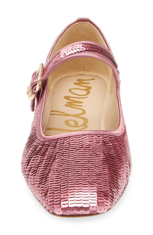 Sam Edelman Michaela Glamour Mary Jane Flat In Pink