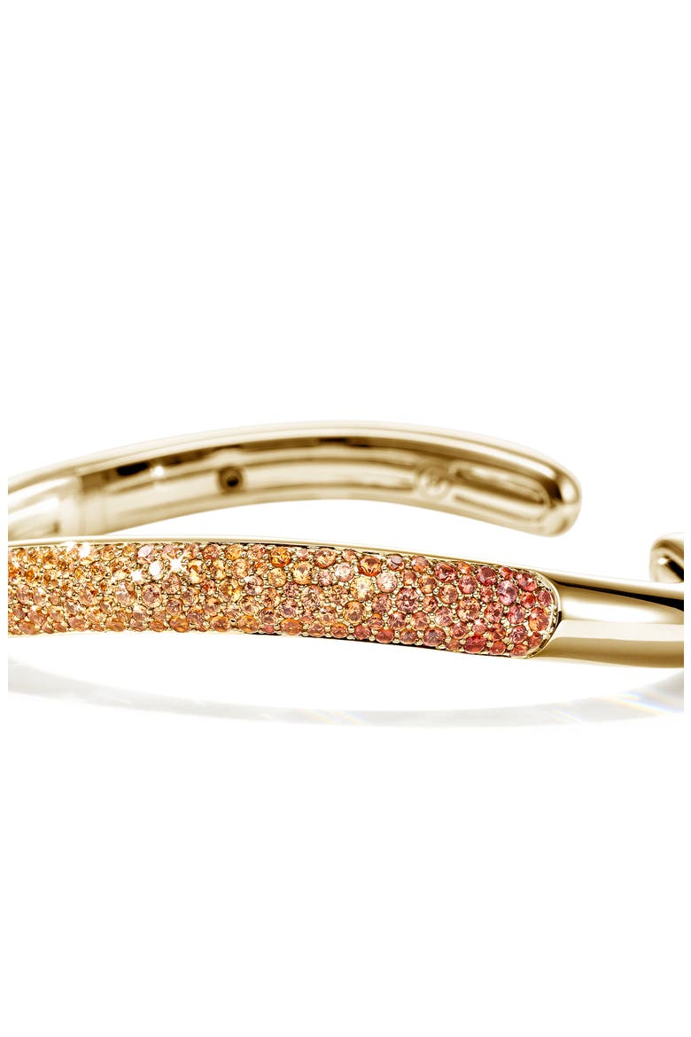 Artisan Series 18k Gold Sapphire Ombre Surf Cuff, Alternate, color, GOLD