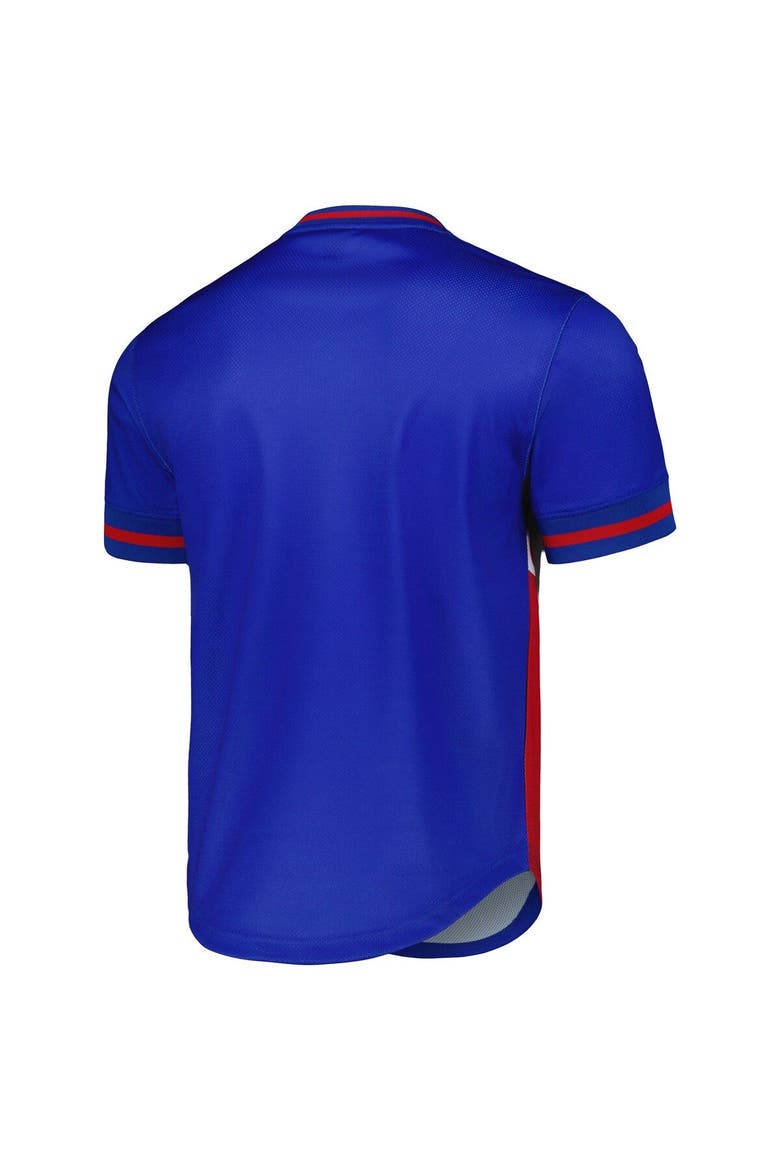 Men's Mitchell & Ness Royal Buffalo Bills Jumbotron 3.0 Mesh V-Neck T-Shirt, Alternate, color, Royal
