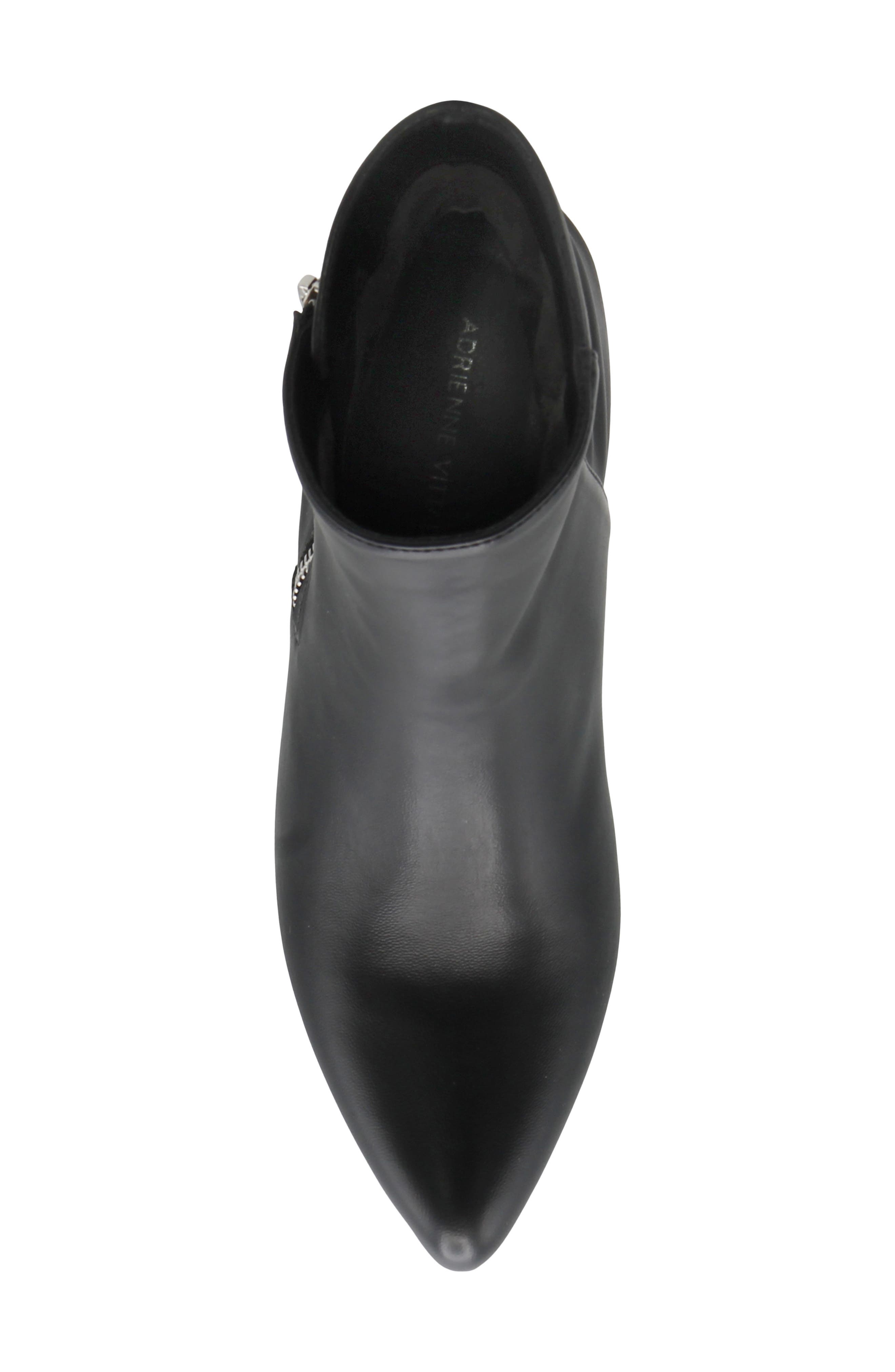Scholar Faux Leather Bootie, Alternate, color, BLACK SM