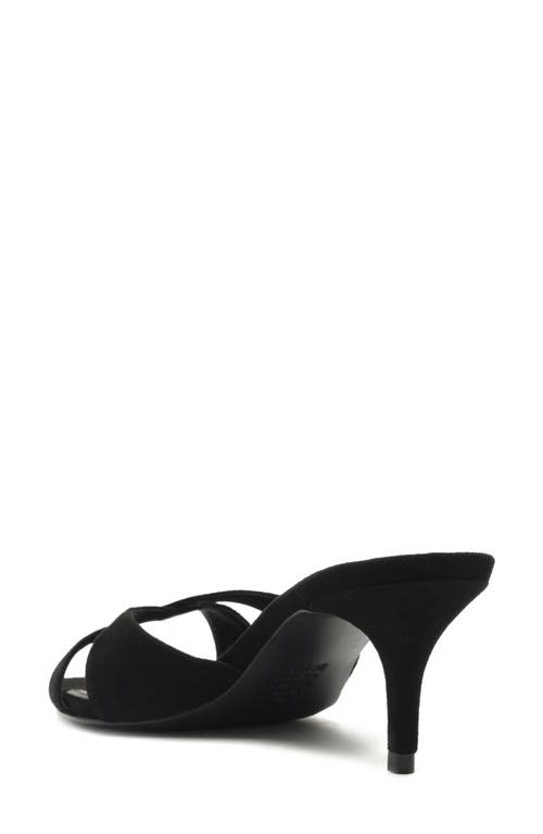 Schutz Hilda Leaf Pointed Toe Sandal In Black