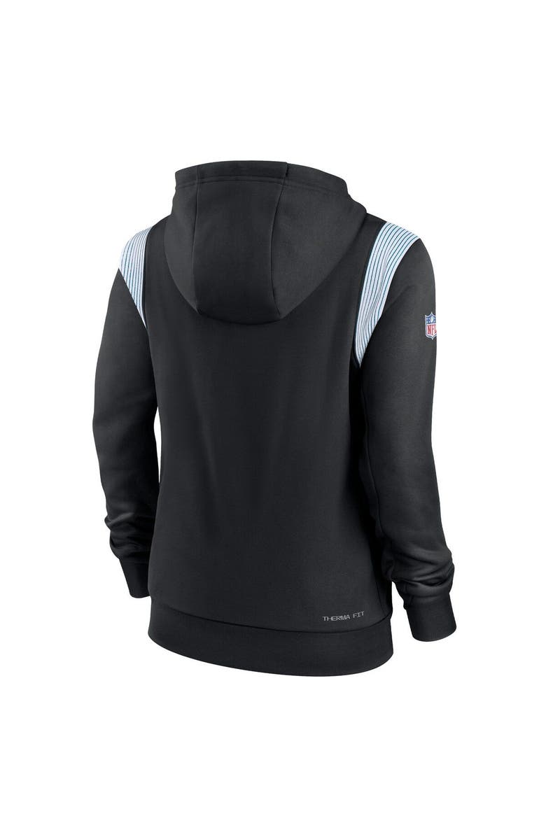 Nike Women's Nike Black Carolina Panthers Sideline Stack Performance Pullover Hoodie, Alternate, color, Black