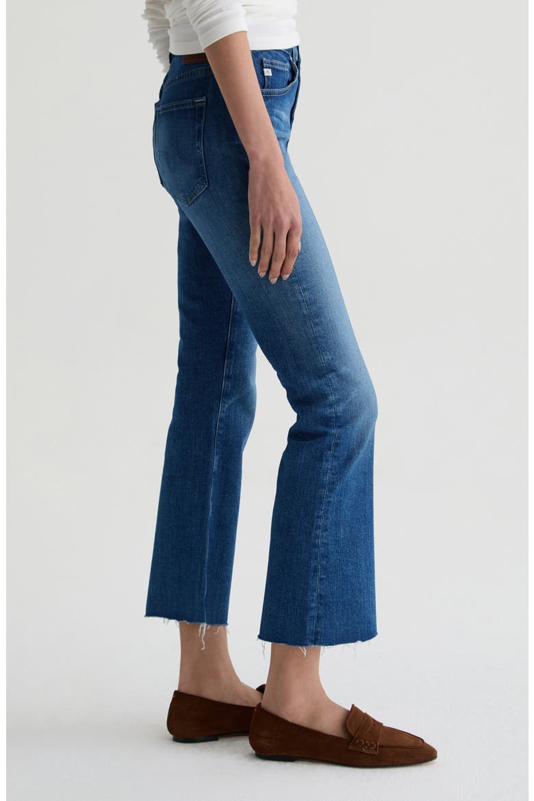 Farrah Raw Hem Crop Bootcut Jeans, Alternate, color, OWENS VALLEY