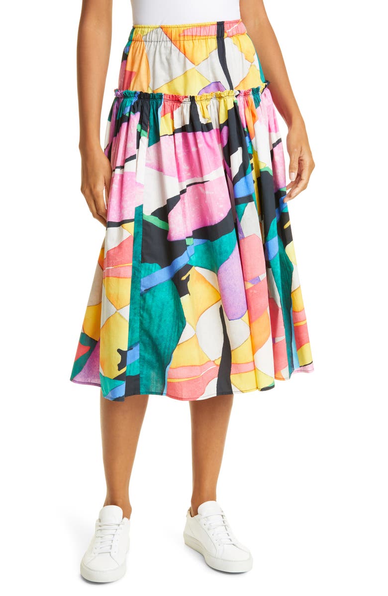 Mara Hoffman Alejandra Organic Cotton Maxi Skirt, Main, color,